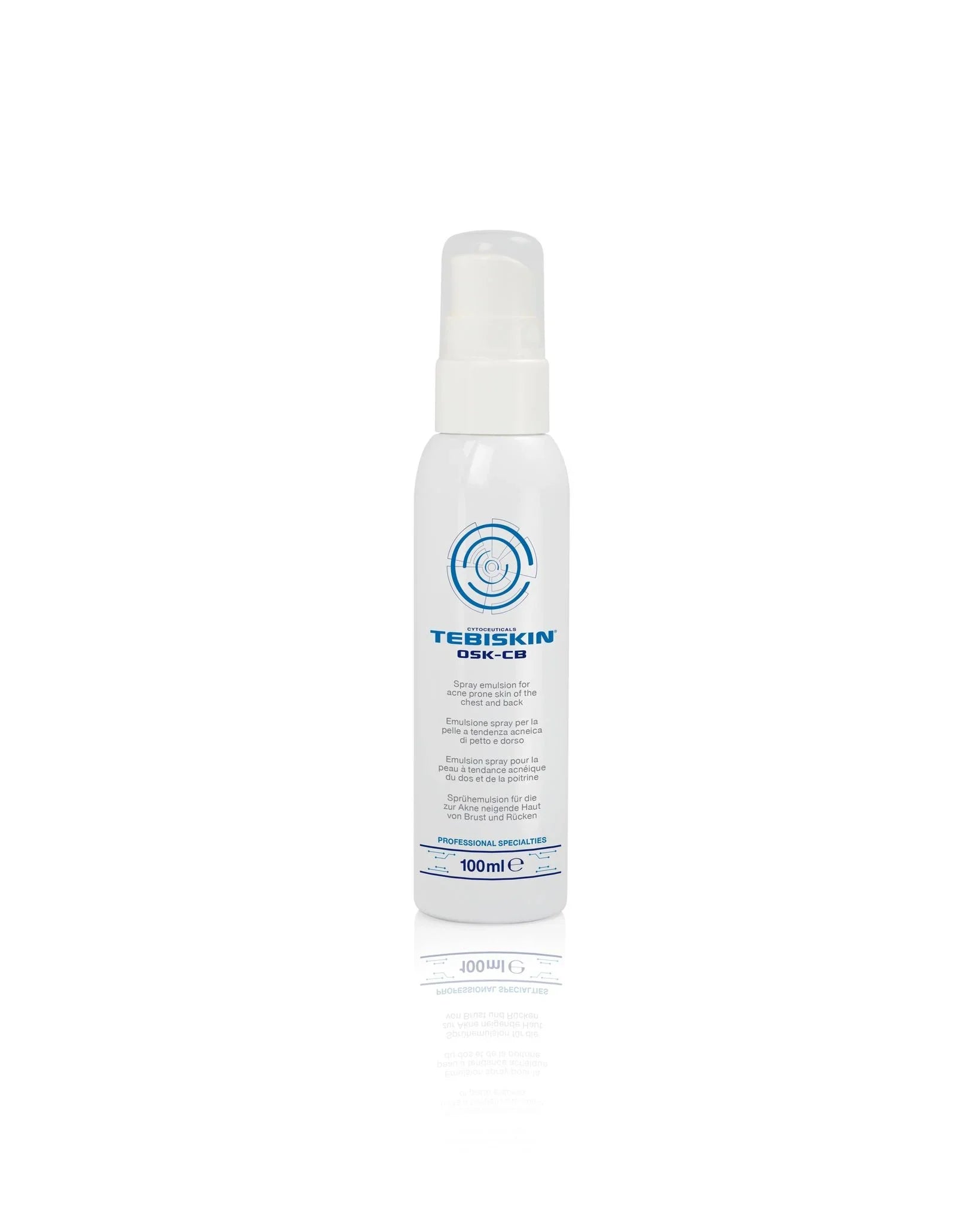 Tebiskin OSK-CB purskiama emulsija akne linkusiai krutines nugaros odai 100 ml | Jovi Esthetic