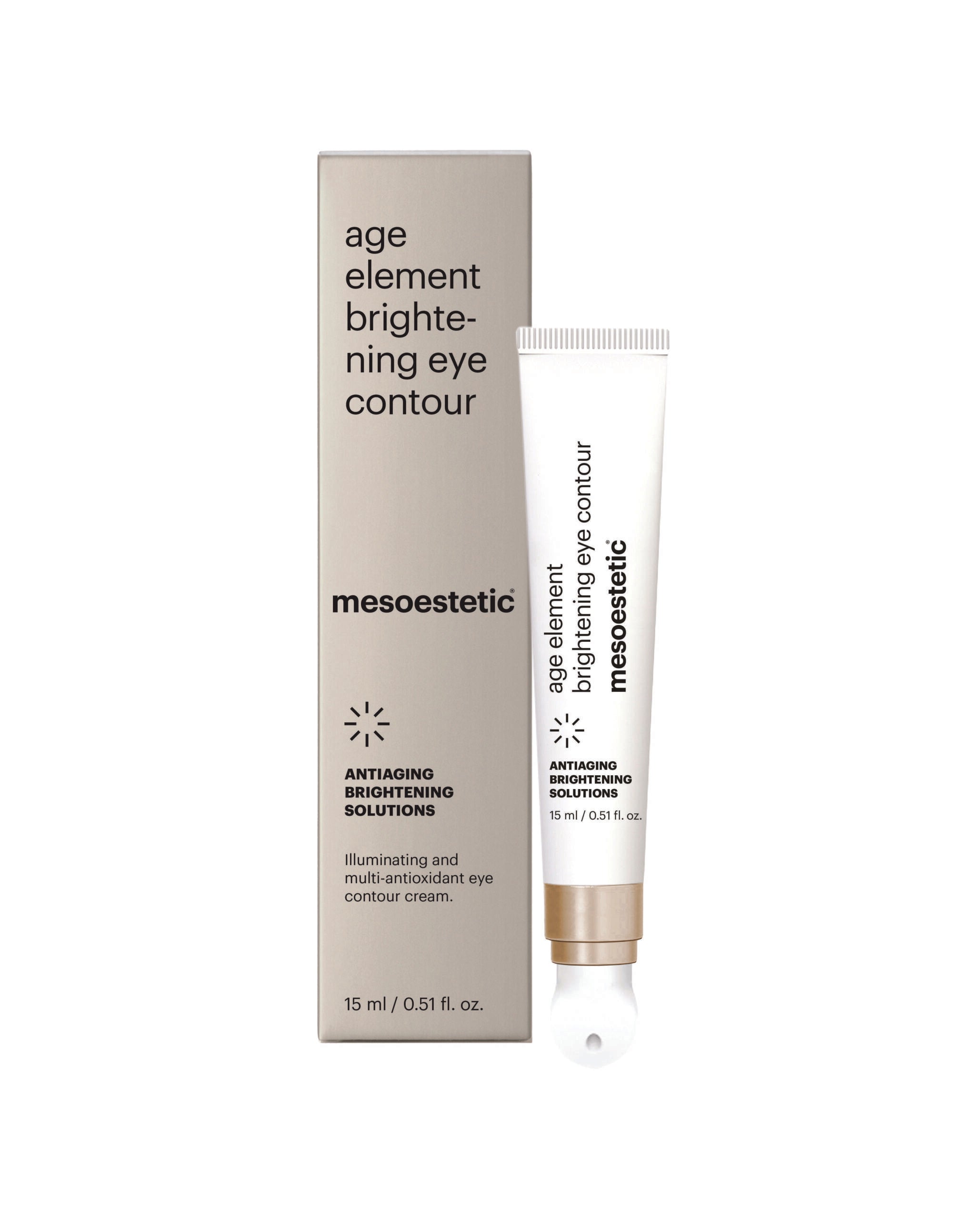 Mesoestetic šviesinamasis akių kontūrų kremas Age Element, 15ml 15ml | Jovi Esthetic