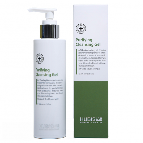Hubislab Active Control gelinis veido prausiklis 200 ml | Jovi Esthetic