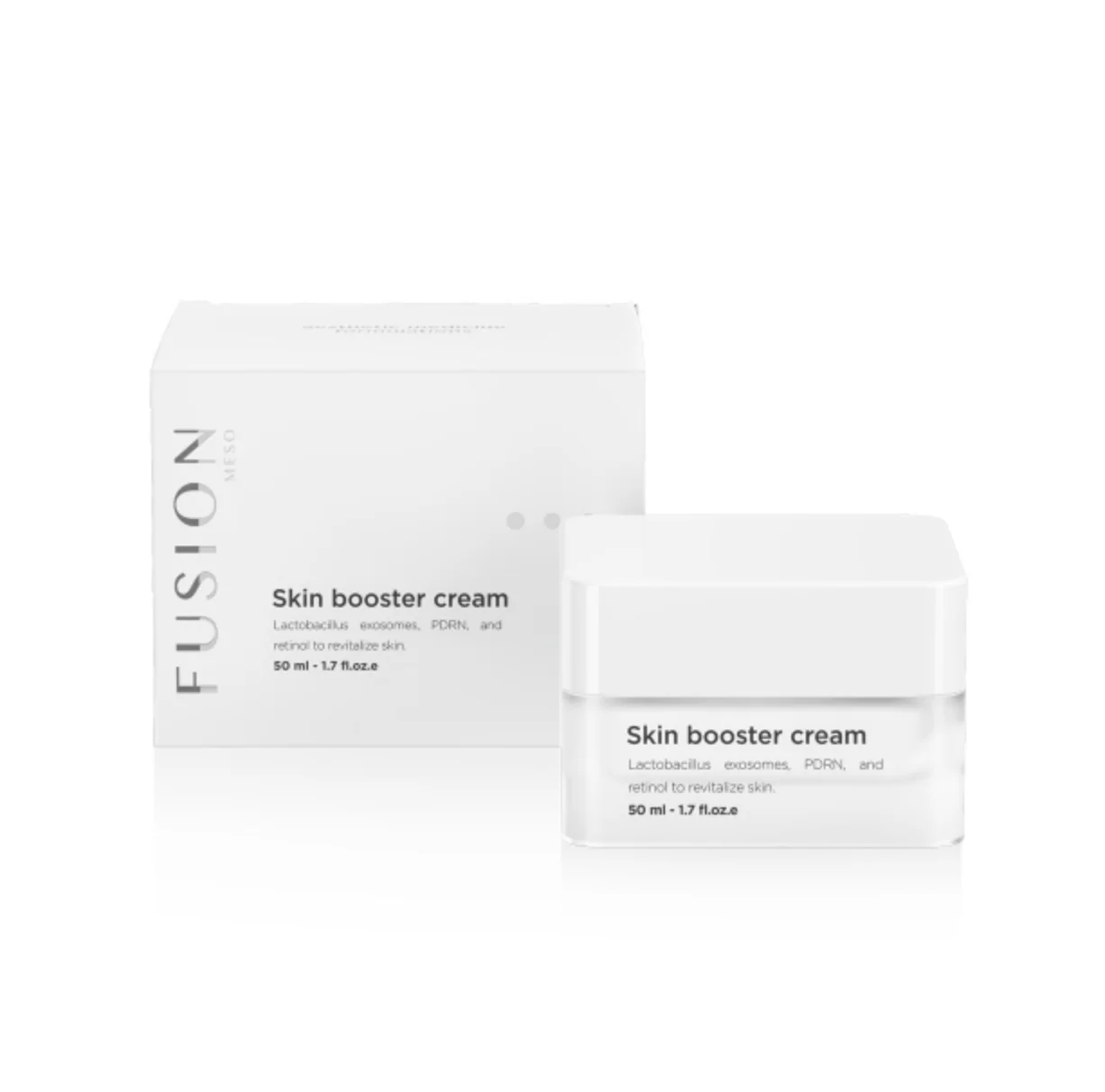Fusion SKIN BOOSTER CREAM | Kremas su egzosomomis, PDNR ir retinoliu | Jovi Esthetic
