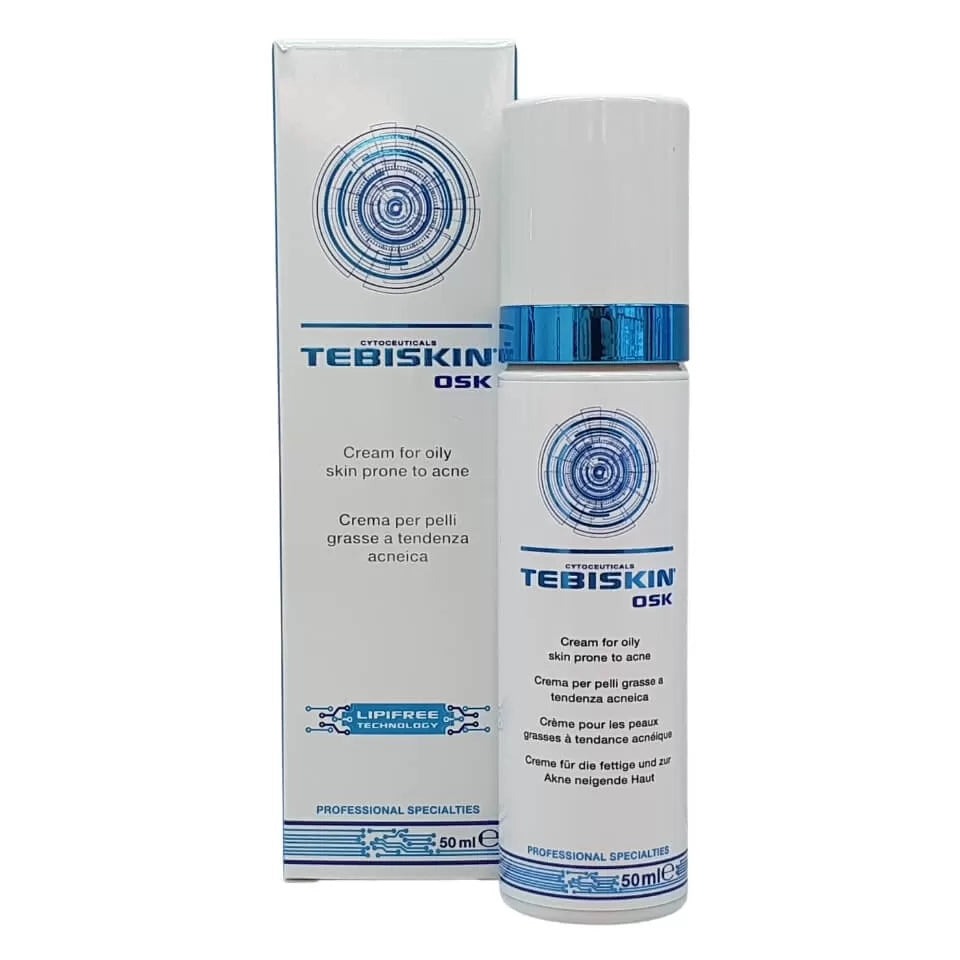Tebiskin OSK kremas riebiai i akne linkusiai odai 50 ml | Jovi Esthetic