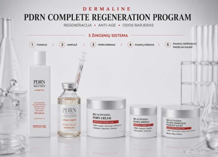 DERMALINE PDRN Complete Repair Program 5 žingsnių