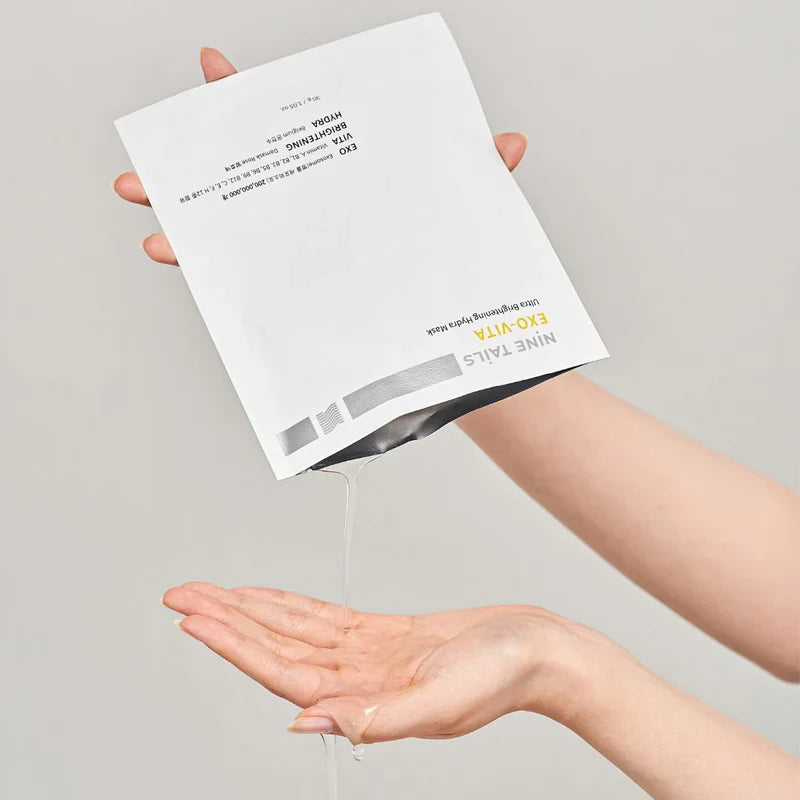 NINE TAILS EXO-VITA intensyviai drėkinanti, odą skaistinanti kaukė, 1vnt. (30g) 1vnt | Jovi Esthetic