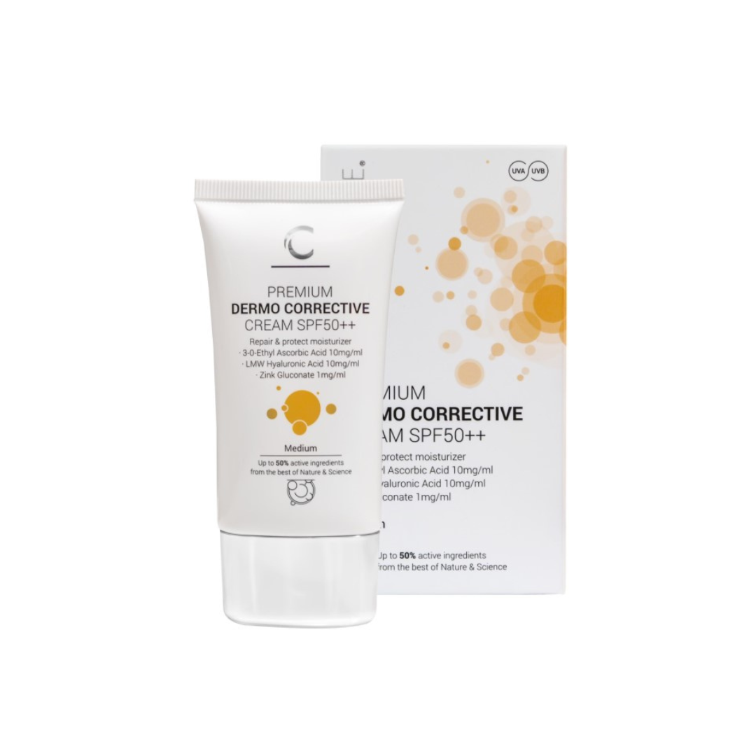 Koreguojamasis kremas SPF50 su spalva | Jovi Esthetic