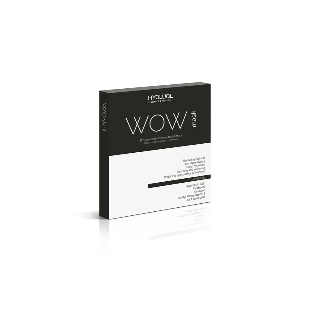 Hyalual WOW Mask poprocedurine veido kauke | Jovi Esthetic
