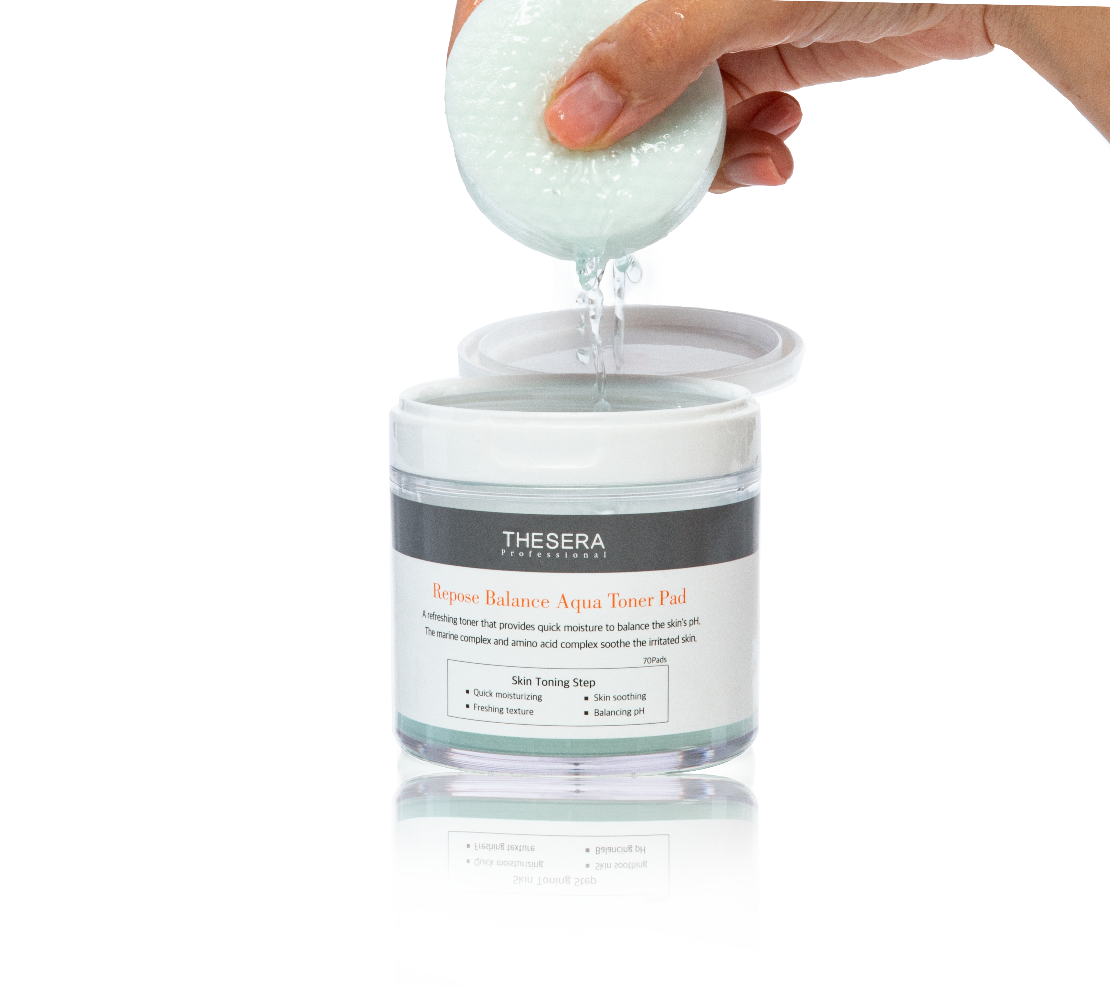 Thesera Repose Balance Aqua toniko padeliai 70 vnt | Jovi Esthetic