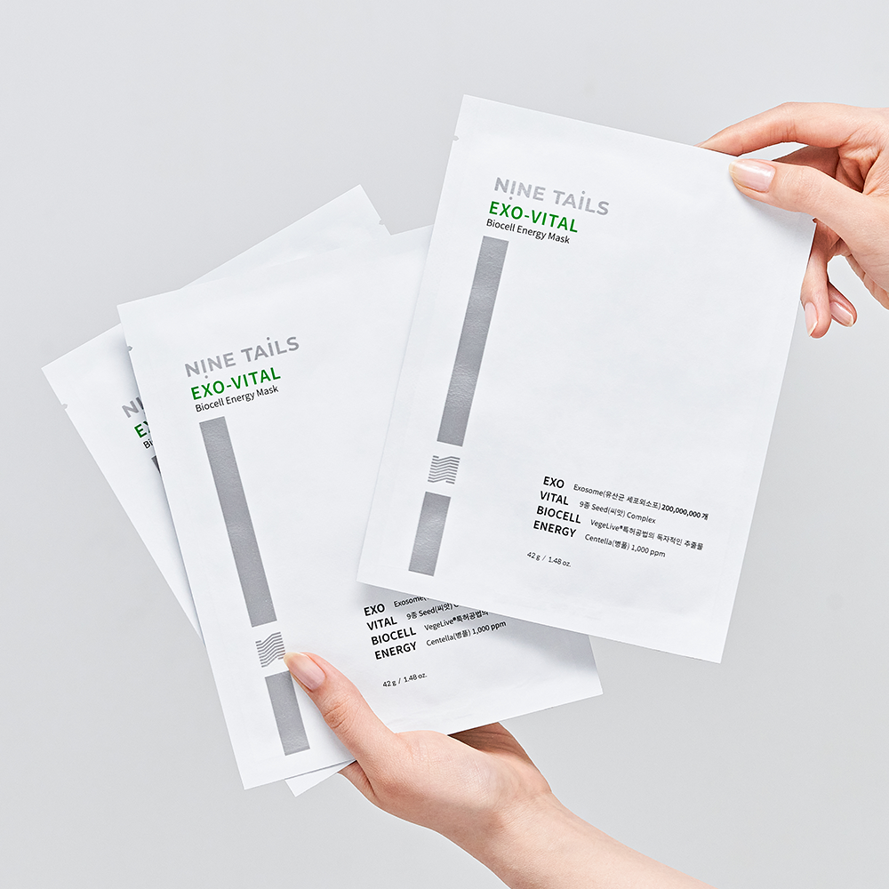 NINE TAILS intensyviai liftinguojanti drėkinamoji lakštinė kaukė, 1vnt. (42g) 1vnt | Jovi Esthetic