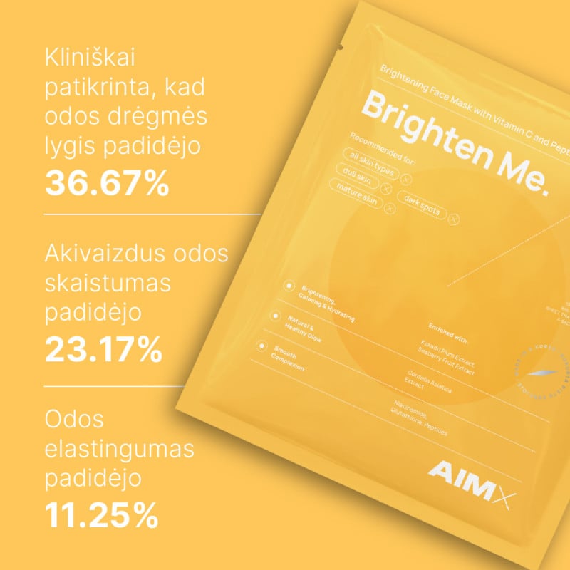 AIMX Brighten Me lakstine kauke - ant veido | Jovi Esthetic