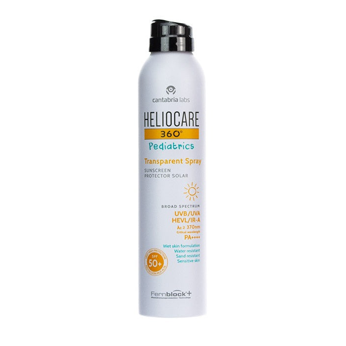 Heliocare 360 Pediatrics Transparent purskiama apsauga vaikams SPF50 200 ml | Jovi Esthetic