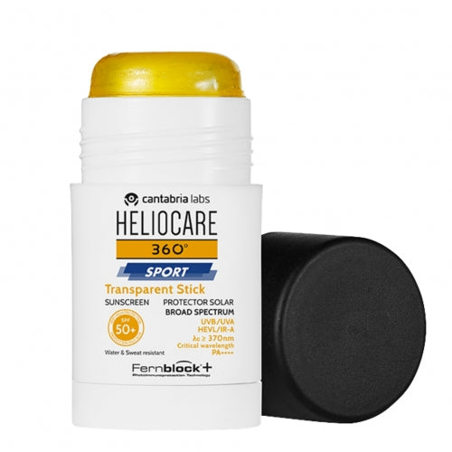 Heliocare 360 Sport Transparent Stick SPF50 sportui 25 g | Jovi Esthetic