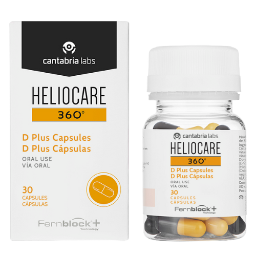 Heliocare 360 D Plus maisto papildai apsaugai nuo saules 30 kapsuliu | Jovi Esthetic