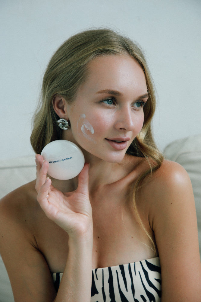 Cuskin apsauginis serumas SPF50 rezultatai | Jovi Esthetic