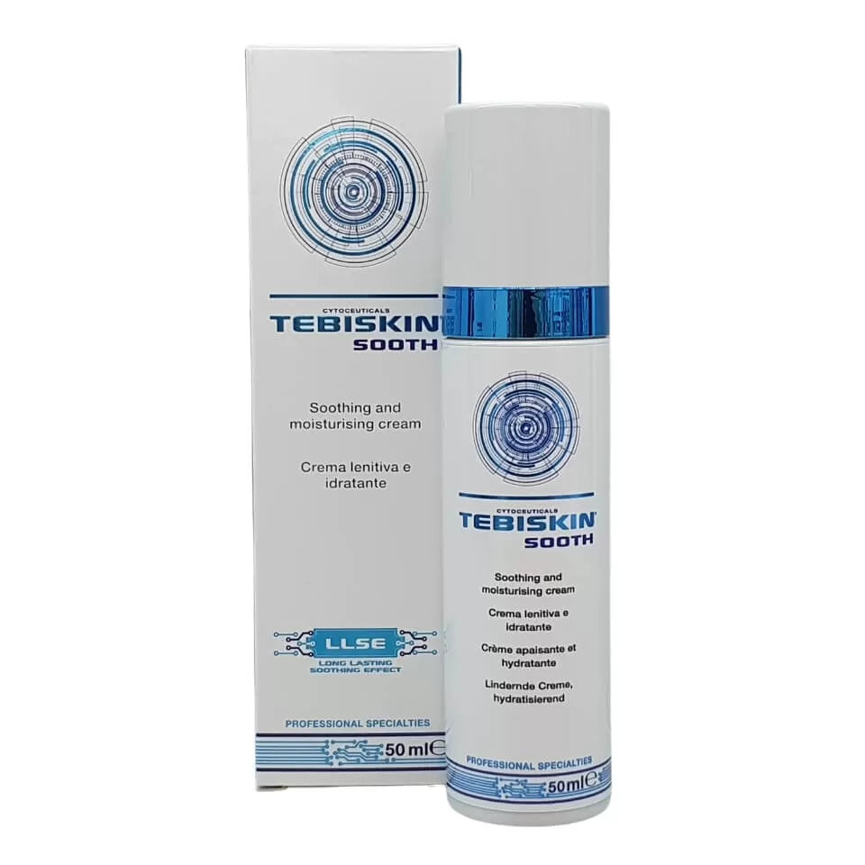 Tebiskin Sooth Cream raminantis drekinantis kremas jautriai odai 50 ml | Jovi Esthetic